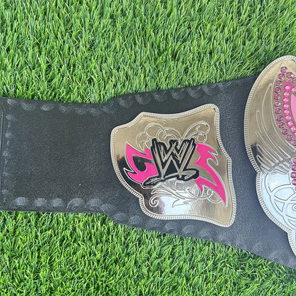 Divas Championship Replica Title Belt 2008 Adult Size - 4MM Brass Plates