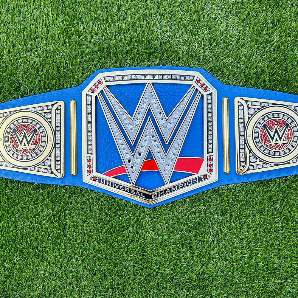Blue Universal Championship Replica Title Belt (4mm)