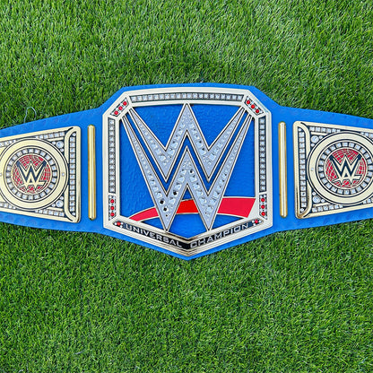 Blue Universal Championship Replica Title Belt (4mm)