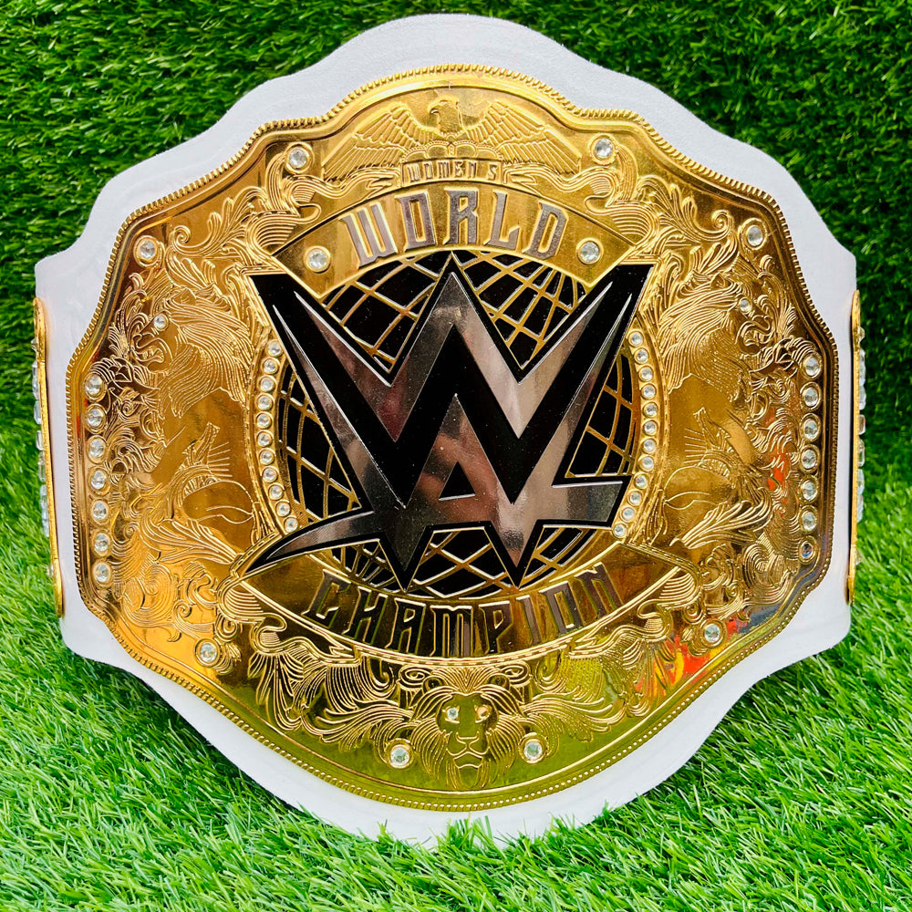 Women's World Championship Replica Title Belt Adult Size - 2MM Brass Plates