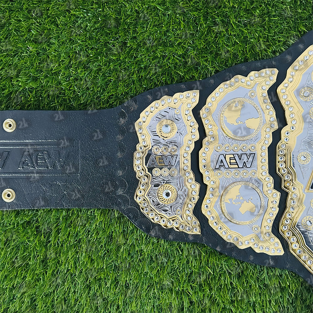 AEW World Heavyweight Championship Replica Title Belt Dye Cast