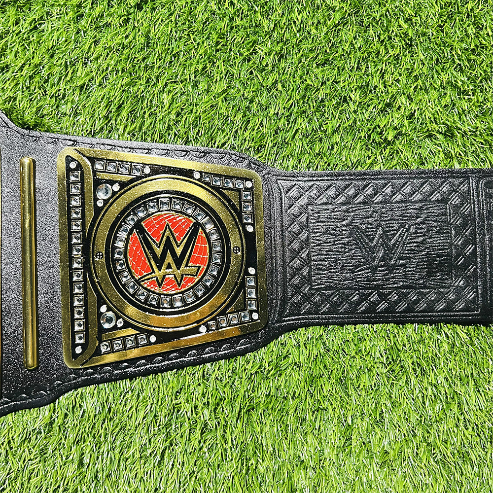 Undisputed Championship Replica Title Belt Cowhide Leather Strap Adult Size - 4MM Brass Plates