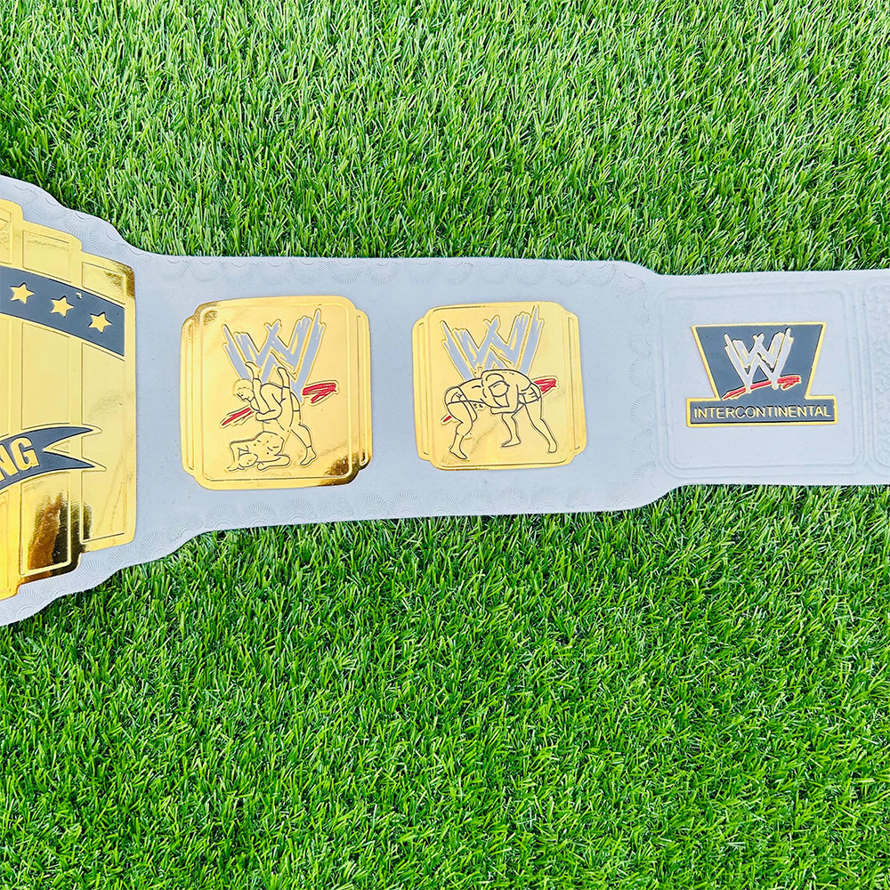 Intercontinental Championship Replica Title Belt (2011-2019)Adult Size - 2MM Brass Plates