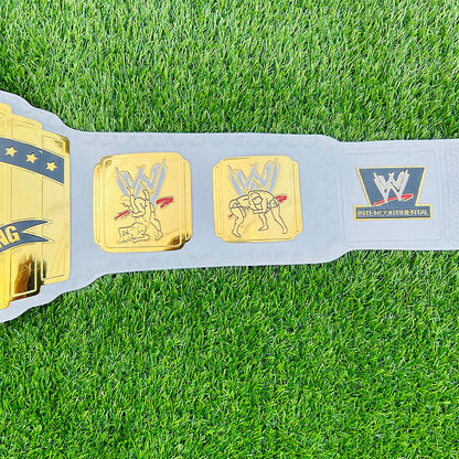 Intercontinental Championship Replica Title Belt (2011-2019)Adult Size - 2MM Brass Plates