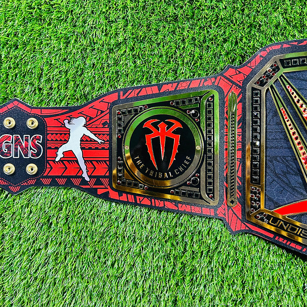 Roman Reigns 1,316 Days Signature Series Undisputed Championship Title Belt Adult Size - 2MM Brass Plates