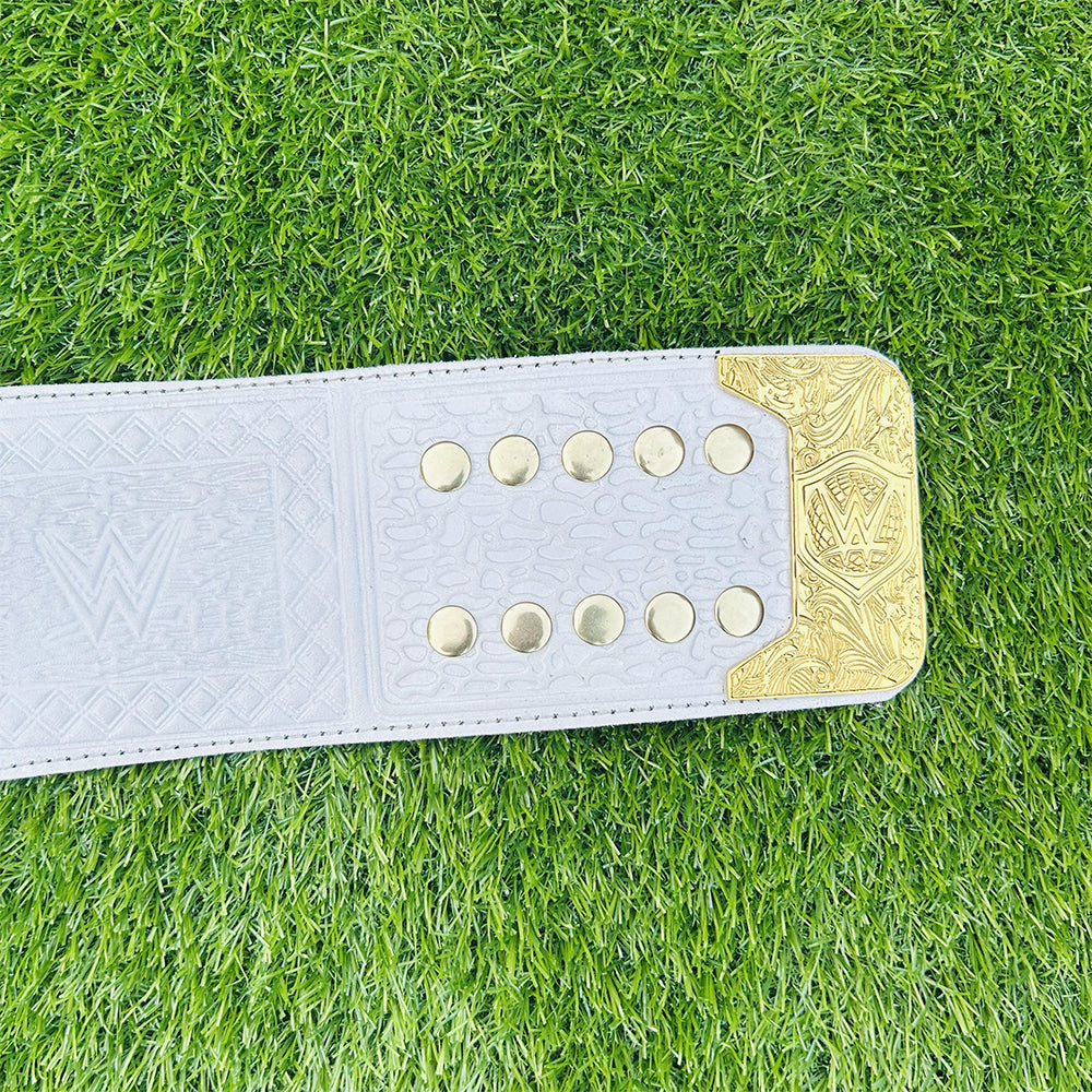 Liv Morgan Women's World Heavyweight Championship Replica Title Belt Adult Size - 2MM Brass Plates