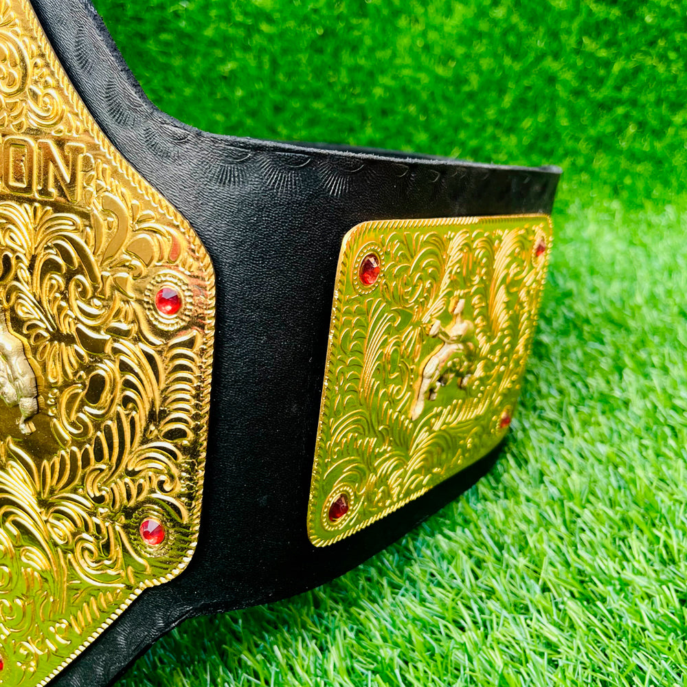 World Heavyweight Championship Replica Title Belt Adult Size (2002-2013) - 2MM Brass Plates