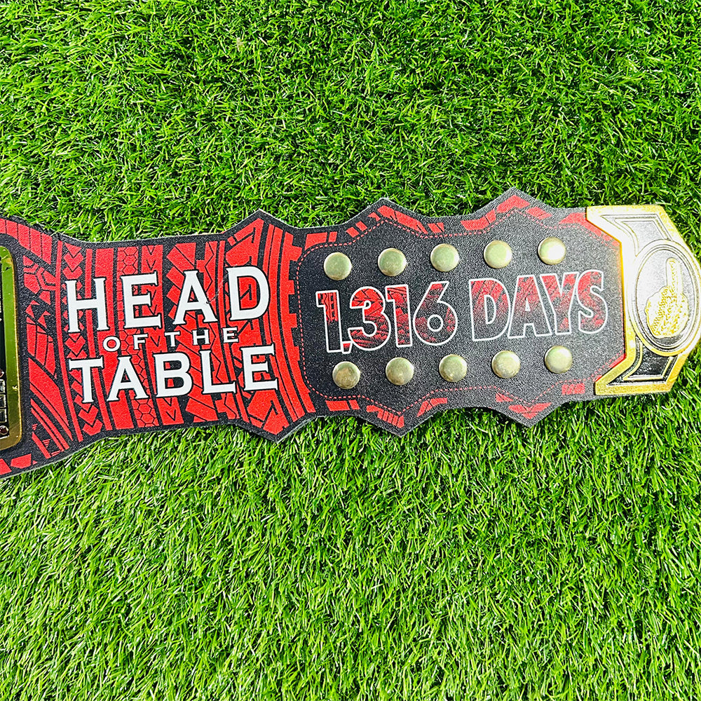 Roman Reigns 1,316 Days Signature Series Undisputed Championship Title Belt Adult Size - 2MM Brass Plates