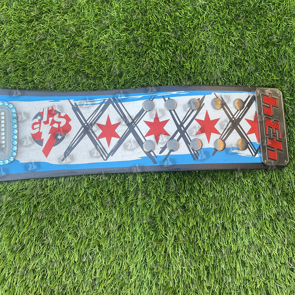CM Punk Spinner Signature Championship Replica Title Belt (4mm)