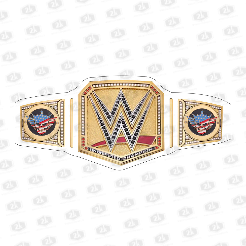 Cody Rhodes Do The War Signature Undisputed Belt 2mm (White Strap)