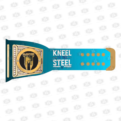 Drew McIntyre Kneel To The Steel Signature Undisputed Belt 2mm