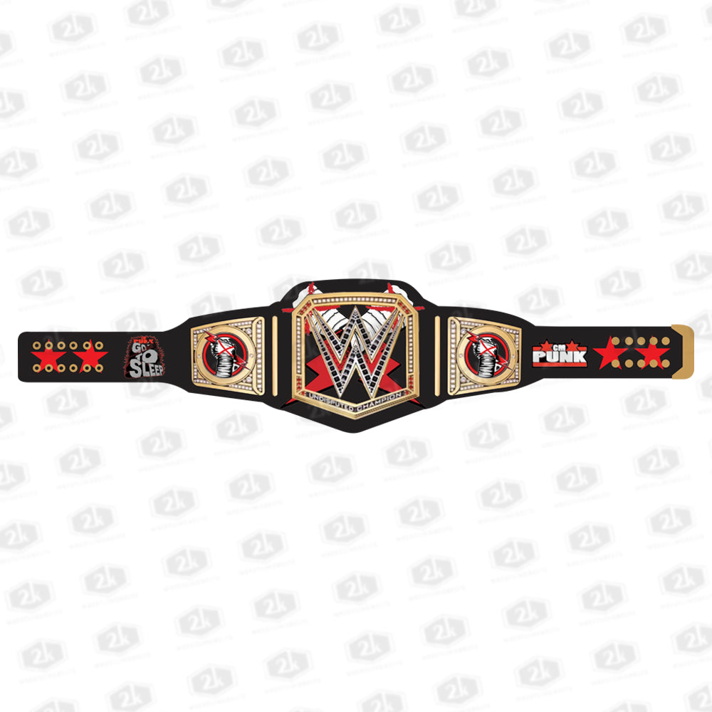 CM Punk Go To Sleep Signature Series Championship Belt 2mm