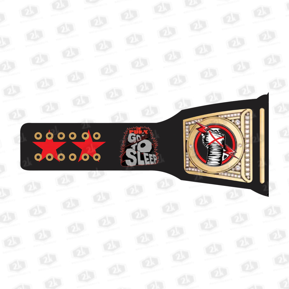 CM Punk Go To Sleep Signature Series Championship Belt 2mm