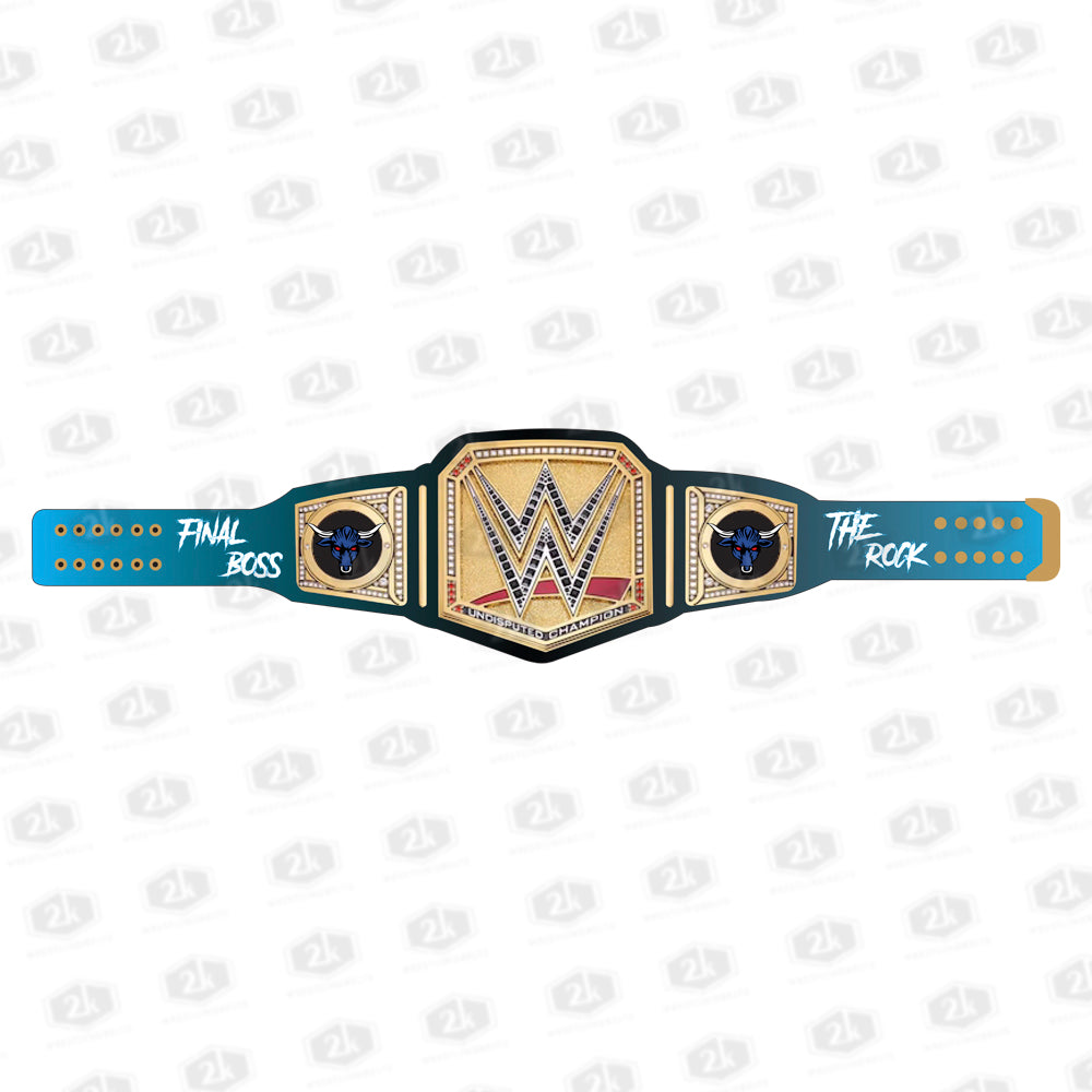 The Rock Final Boss Signature Series Undisputed Championship Belt 2mm