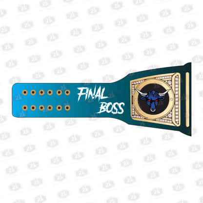 The Rock Final Boss Signature Series Undisputed Championship Belt 2mm