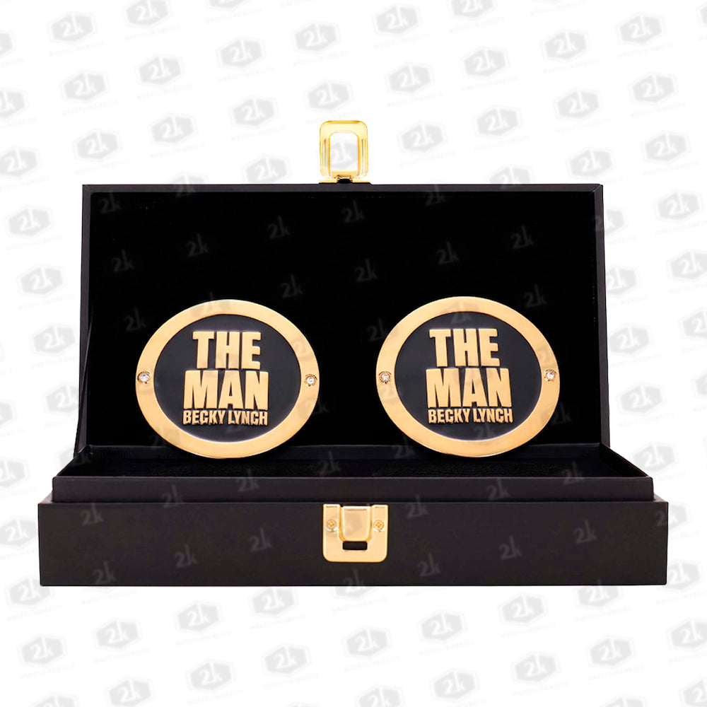 Becky Lynch The Man Replica Side Plate Box Set