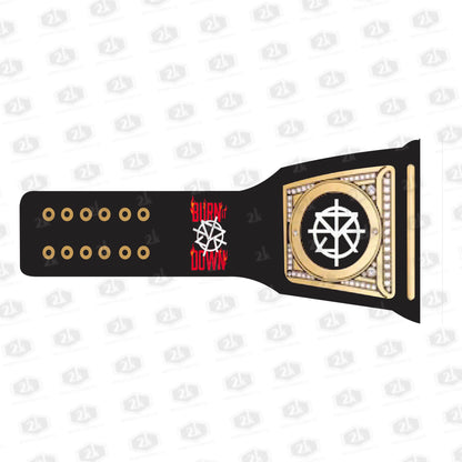 Seth Freakin' Rollins Burn it Down Signature Undisputed Belt 2mm (Black Strap)