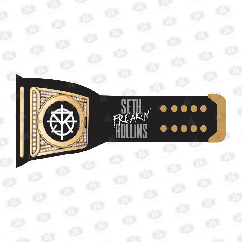 Seth Freakin' Rollins Burn it Down Signature Undisputed Belt 2mm (Black Strap)