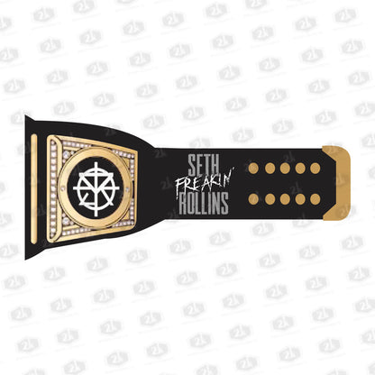 Seth Freakin' Rollins Burn it Down Signature Undisputed Belt 2mm (Black Strap)