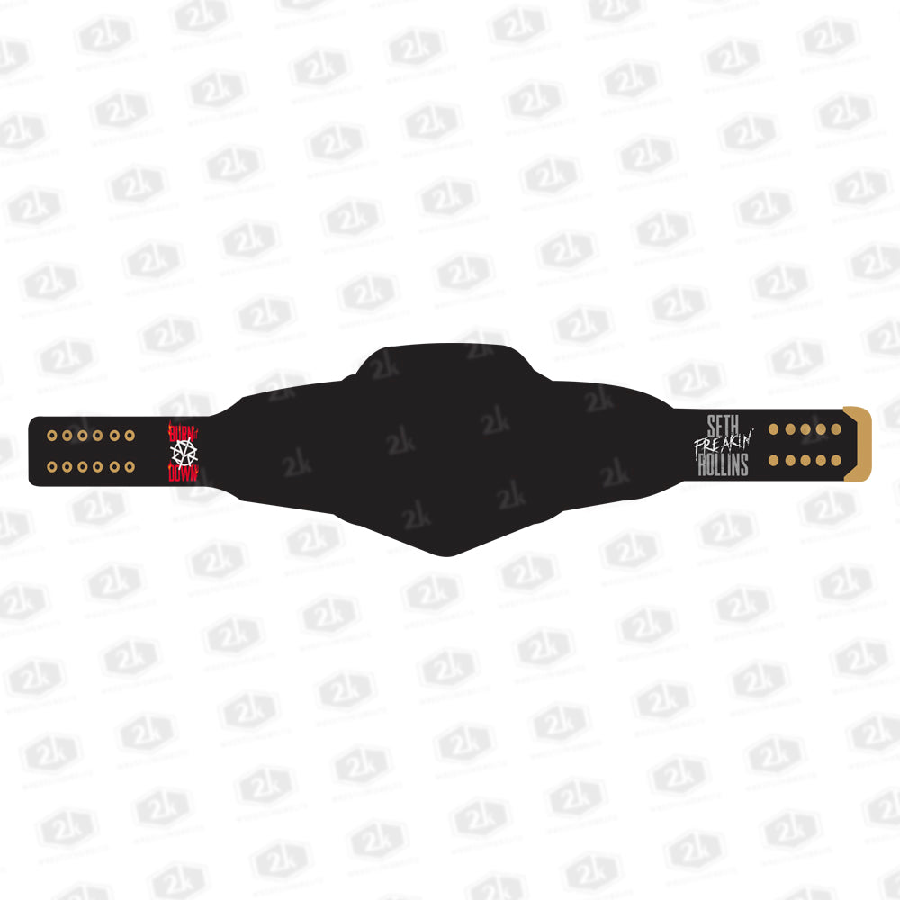 Seth Freakin' Rollins Burn it Down Signature Undisputed Belt 2mm (Black Strap)