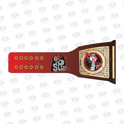 CM Punk Go To Sleep Signature Undisputed Championship Belt 2mm